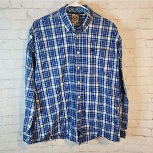 Men's Cinch longsleeve button-down shirt, size Medium